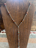 Spiny Oyster Navajo Bead Lariat