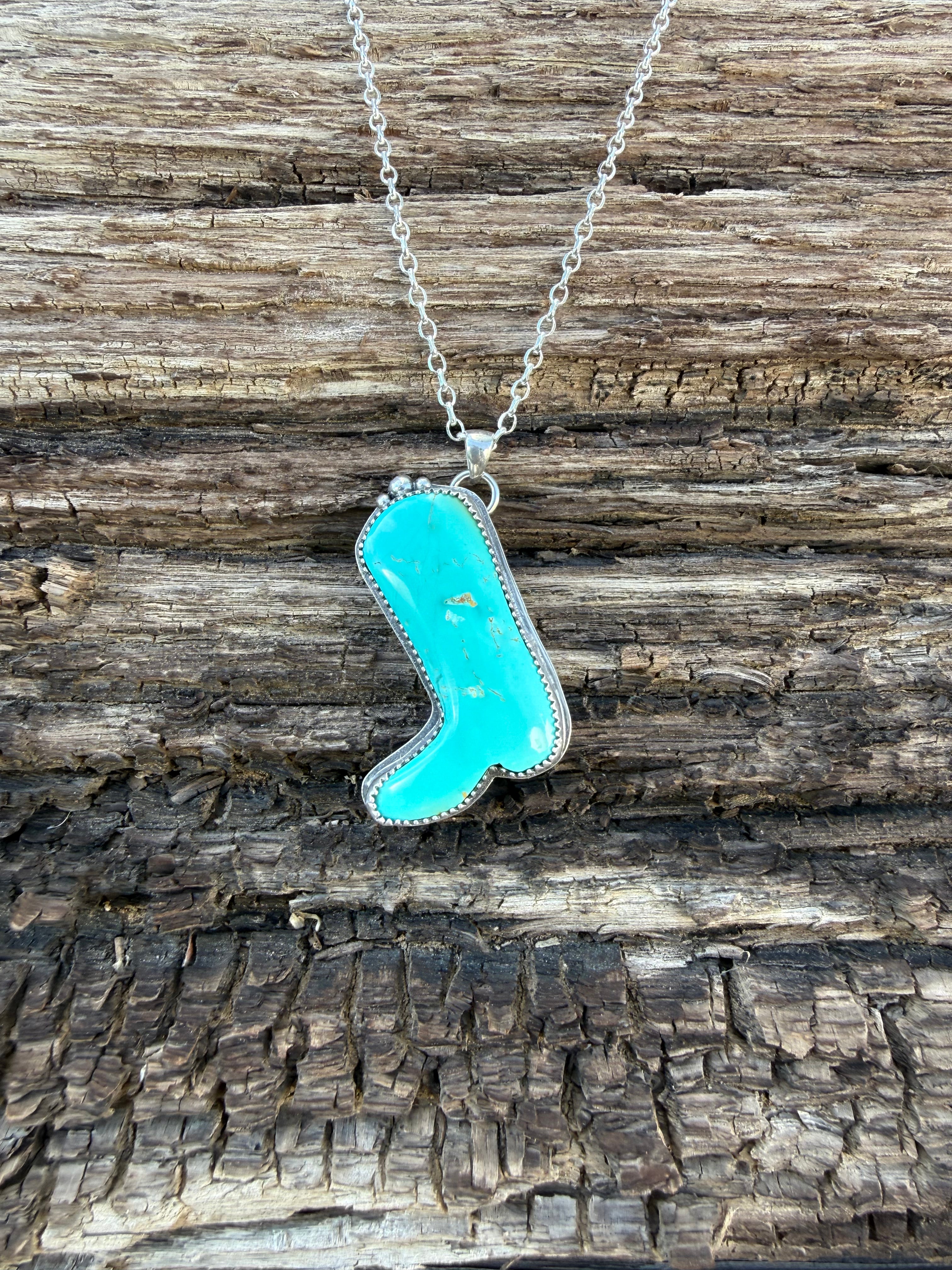 Turquoise Cowboy Boot