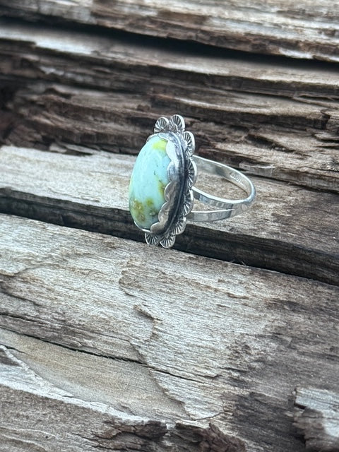 Scalloped Palomino Ring