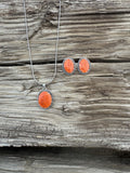 Orange Spiny Oyster Set