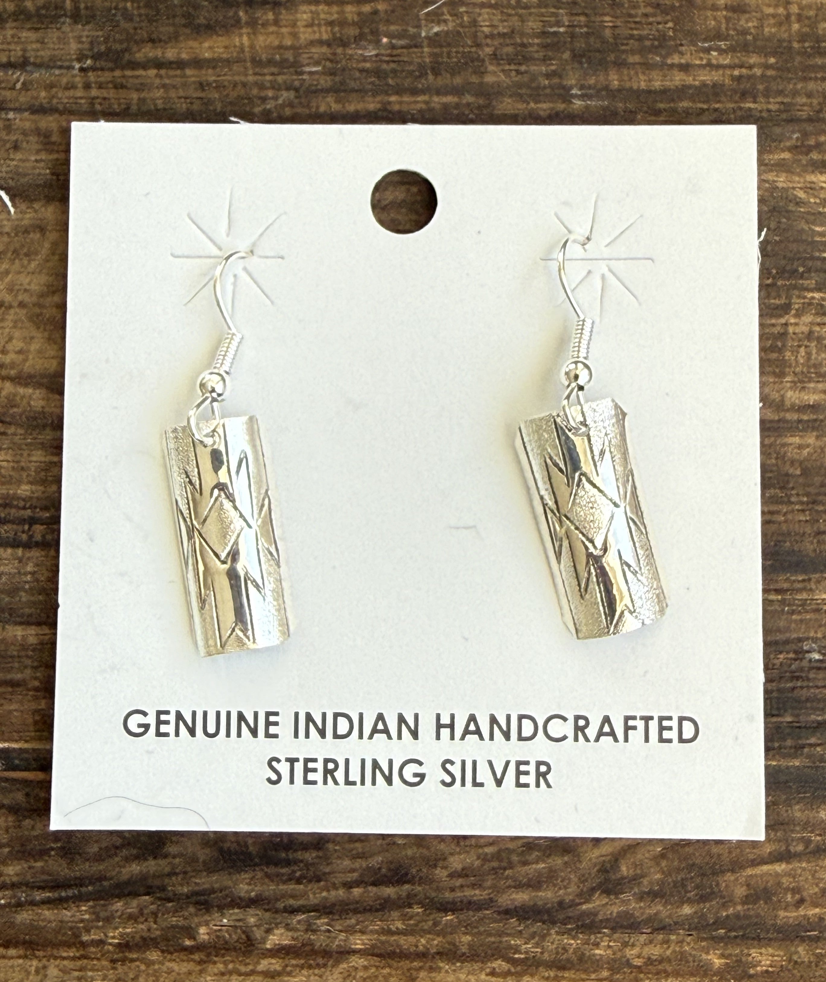 Etched Southwest Dangles