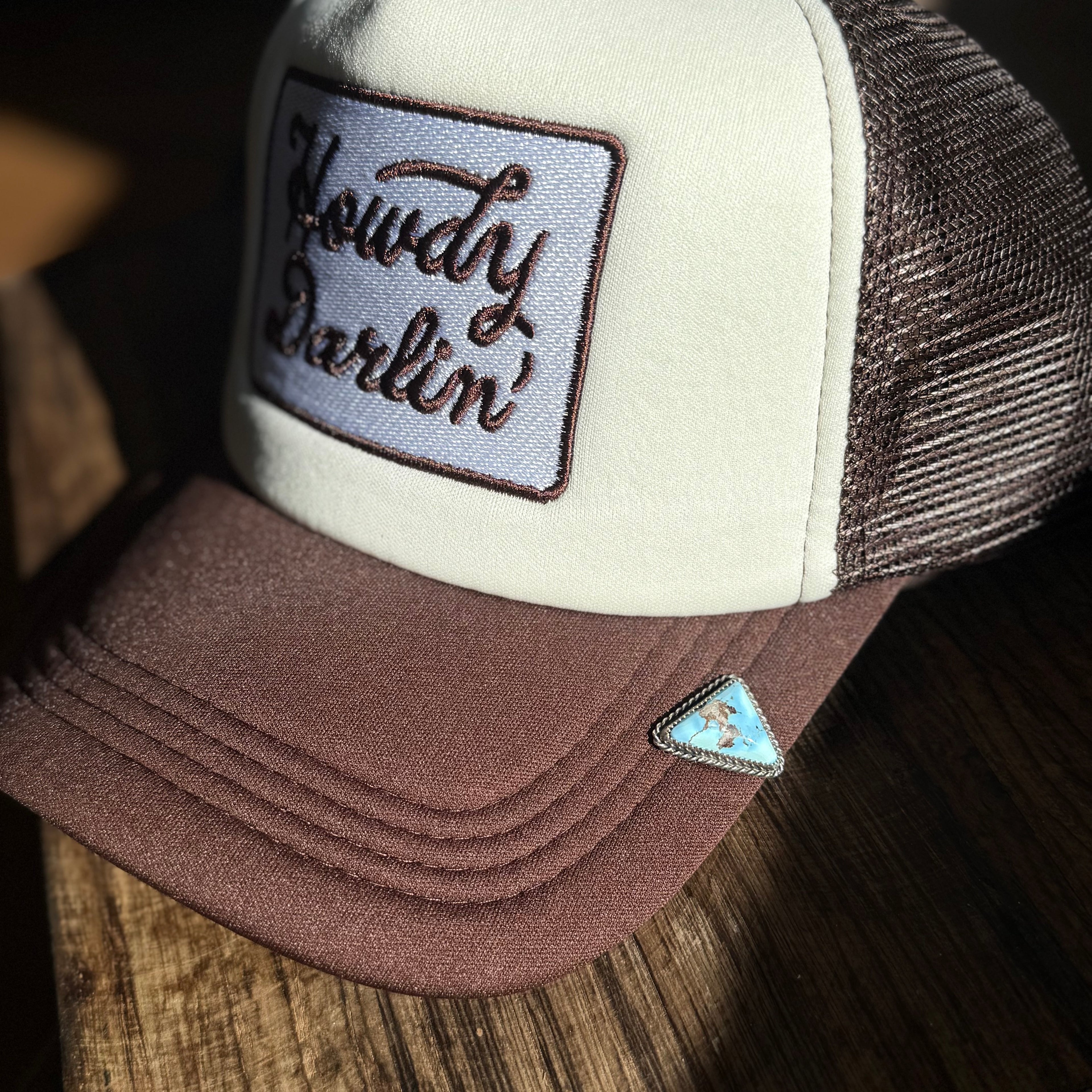 Golden Hills Hat Charm