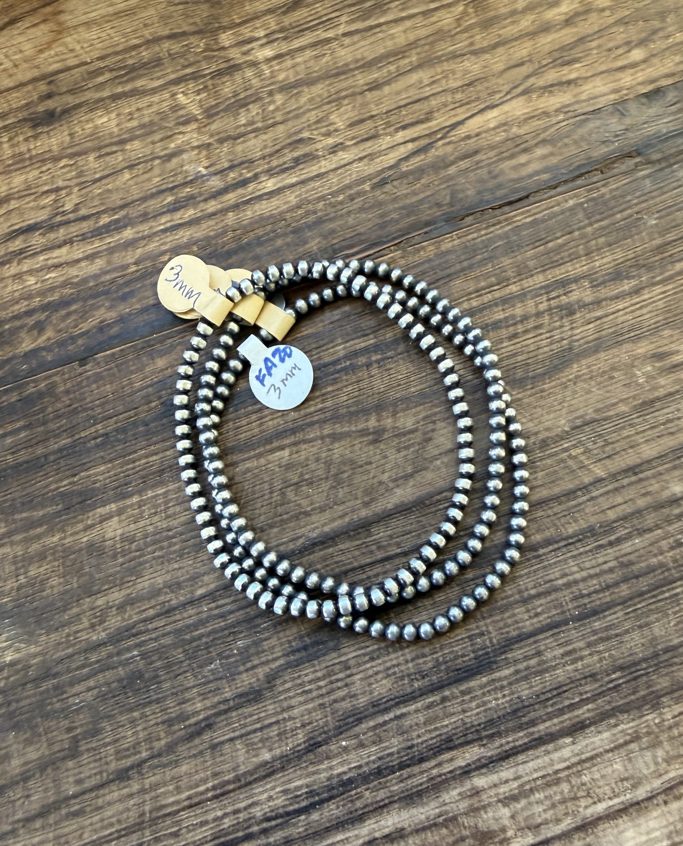 3 MM Stretch Bead Bracelet