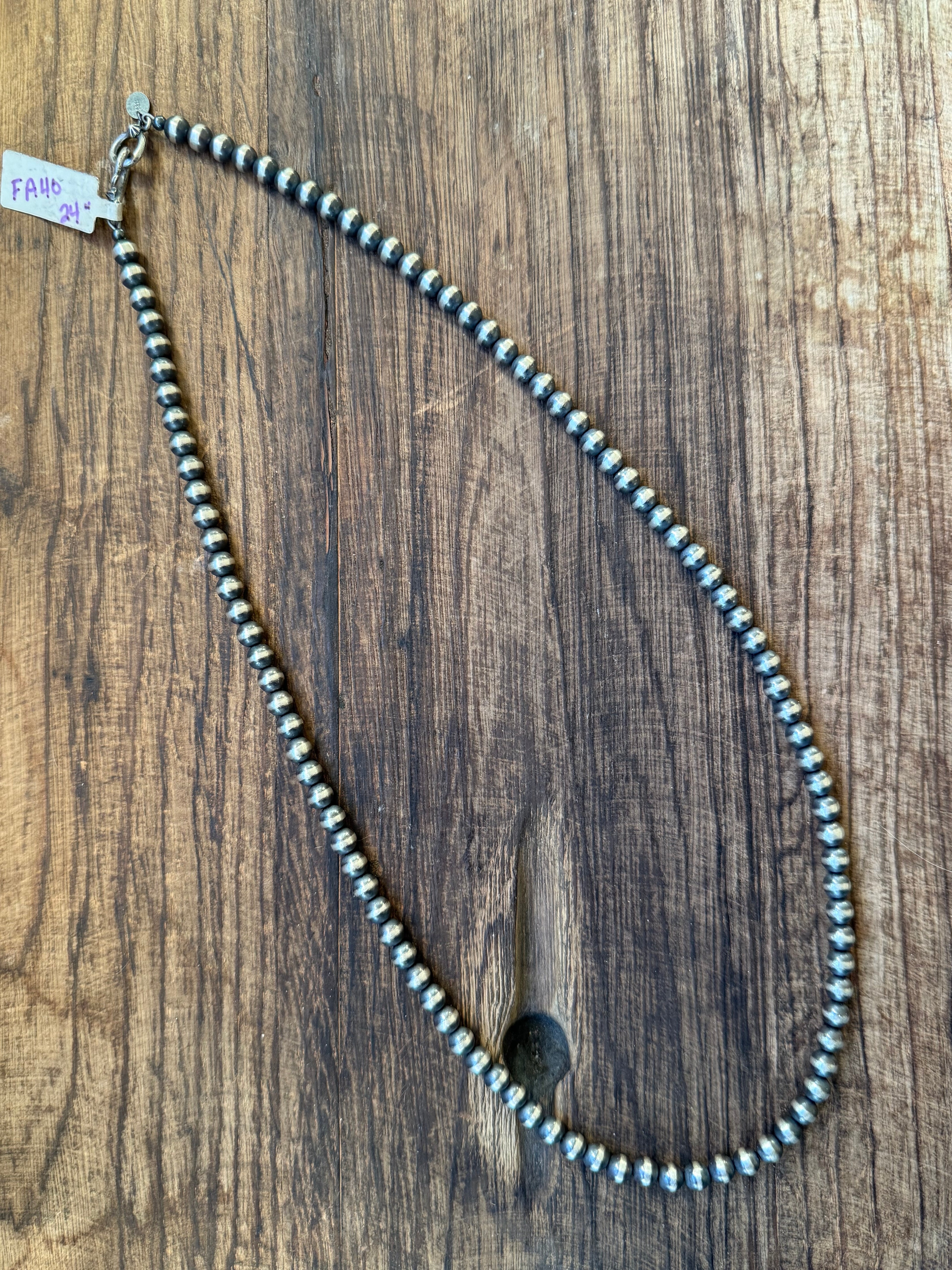 Navajo Beads 6 MM 20"