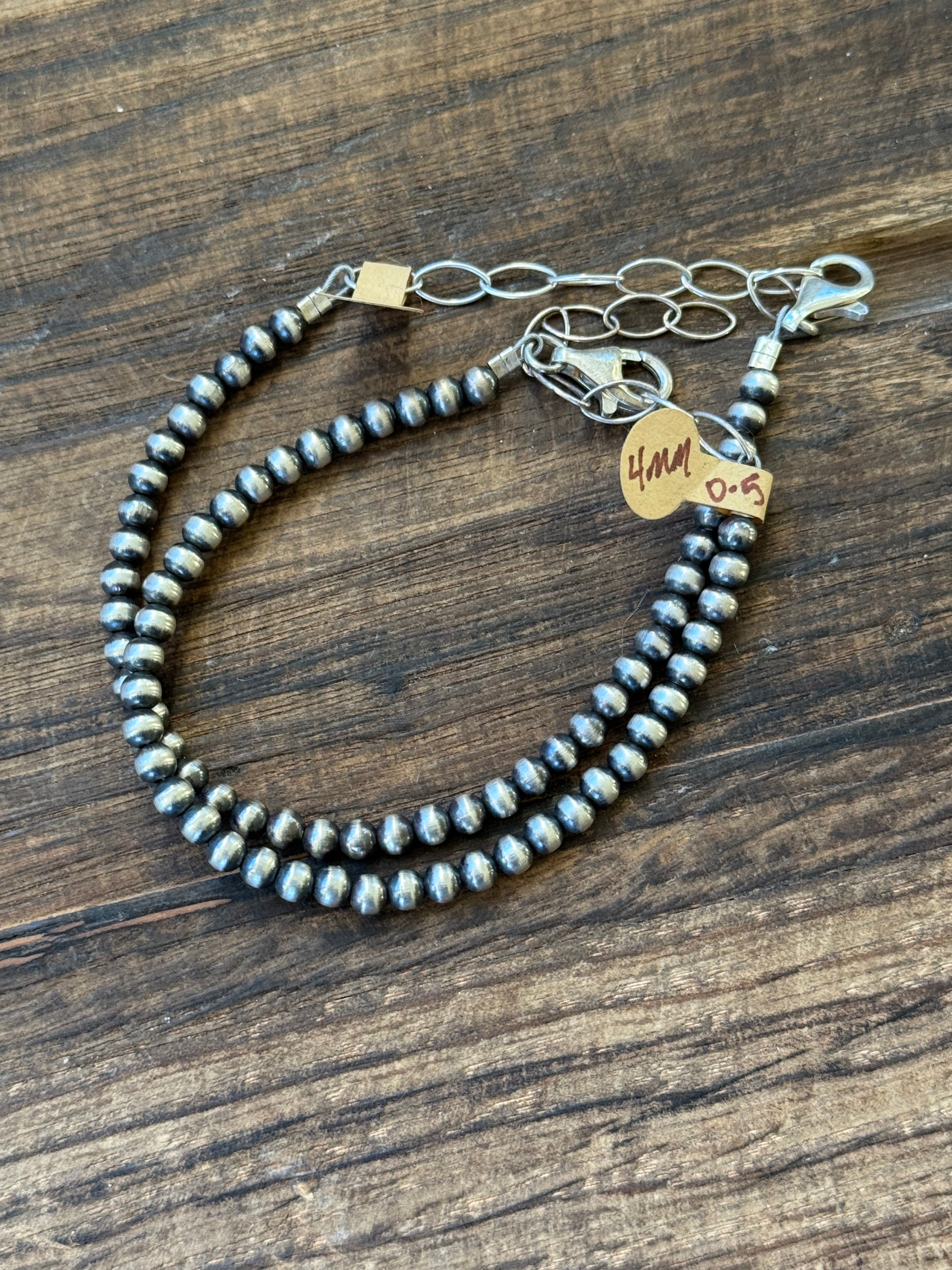 Adjustable Navajo Bead Bracelet