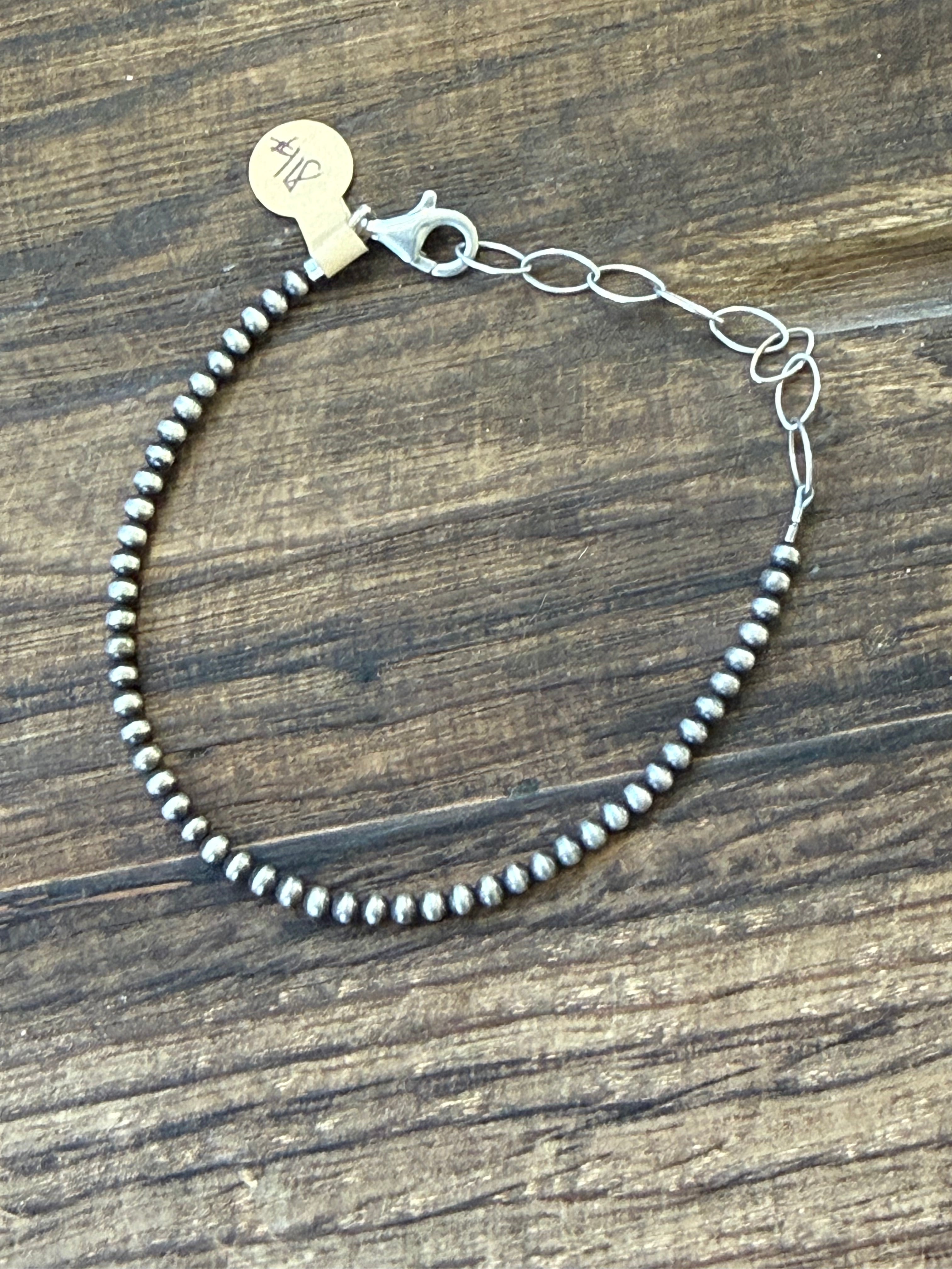 Adjustable Navajo Bead Bracelet