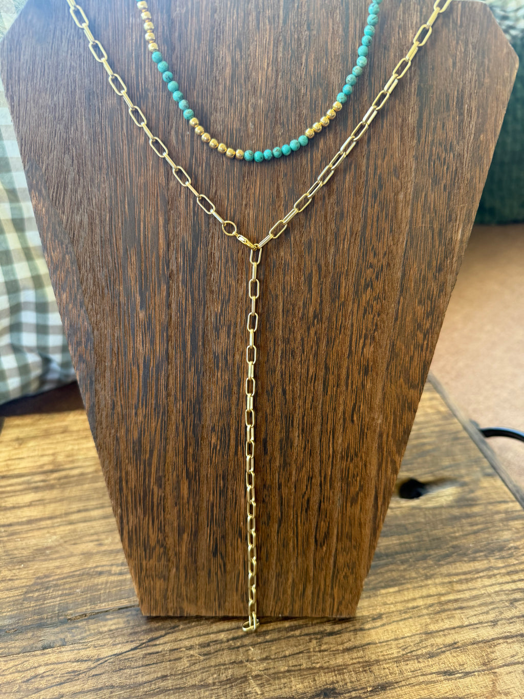 Gold Paper Clip Chain