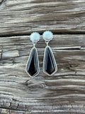 Black Onyx Concho Dangles